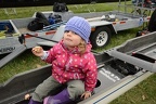 Greta sitting in Grandma and Grandpa s seat